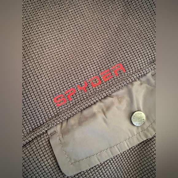 MENS SPYDER EXPO FLEECE LINED FULL ZIP INSULATED WOVEN JACKET - Picture 3 of 16